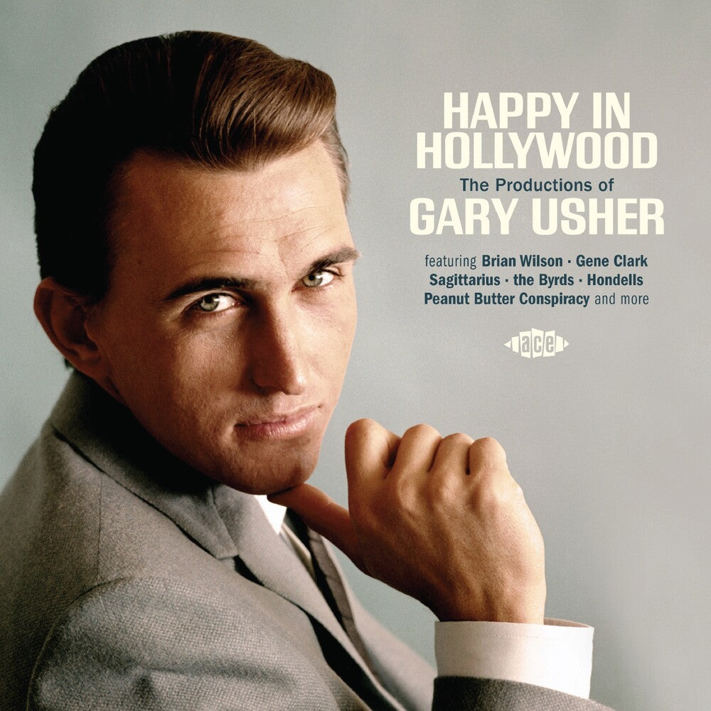 the album cover for Happy In Hollywood: Productions Of Gary Usher - Happy In Hollywood: Productions Of Gary Usher (Uk)