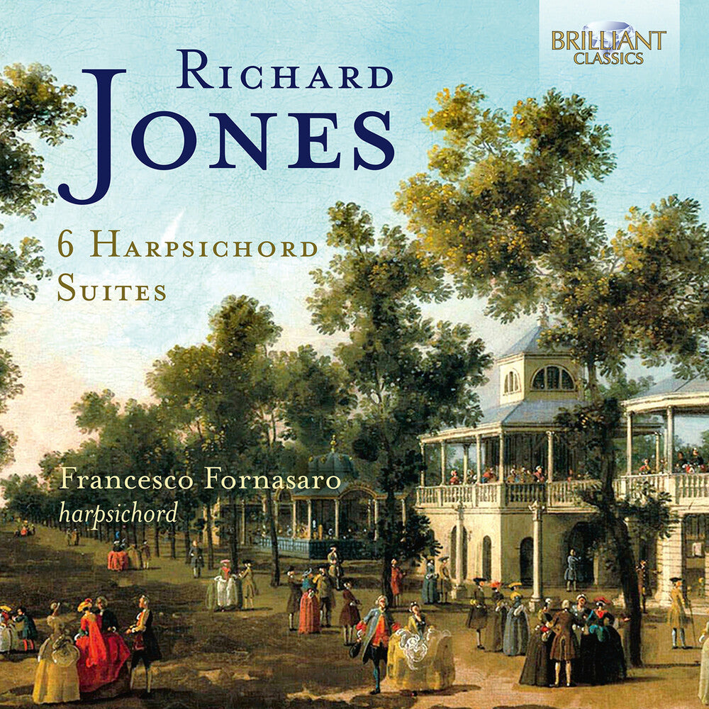 the album cover for Fornasaro / Jones - 6 Harpsichord Suites (2pk)
