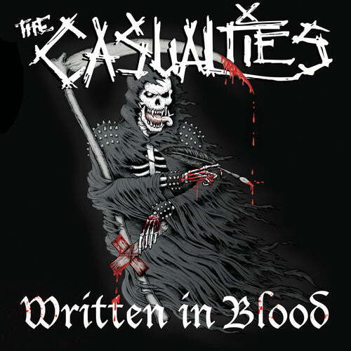 The Casualties - Written In Blood - White Vinyl Record