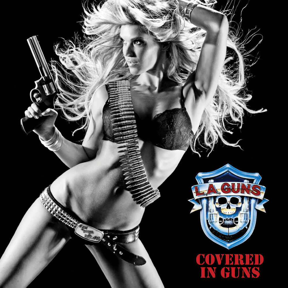 the album cover for L.A. Guns - Covered In Guns