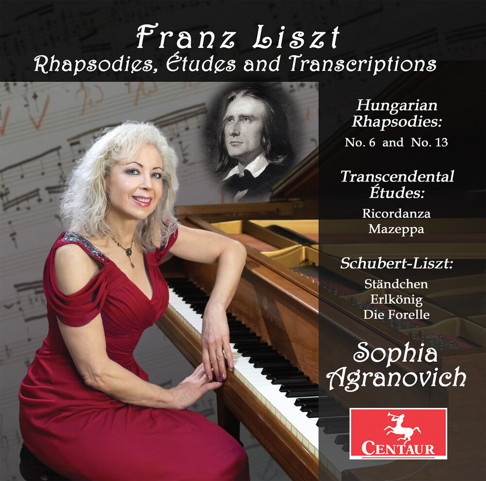 the album cover for Liszt / Agranovich - Rhapsodies Etudes