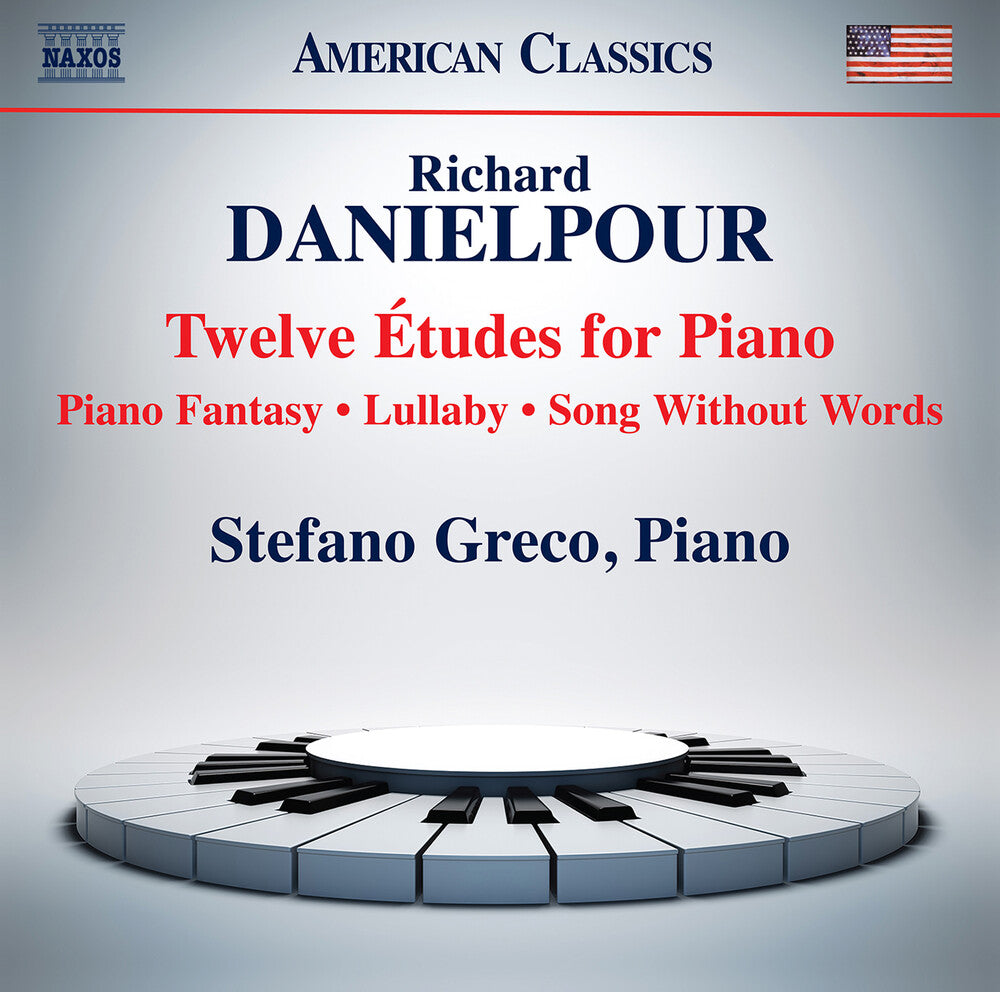 the album cover for Danielpour / Greco - 12 Etudes For Piano