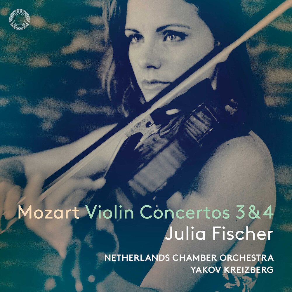 the album cover for Mozart / Fischer / Netherlands Chamber Orch - Violin Concertos 3 & 4