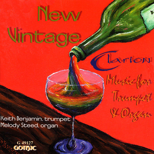 the album cover for Benjamin/Steed - New Vintage: New Music for Trumpet & Organ / Various