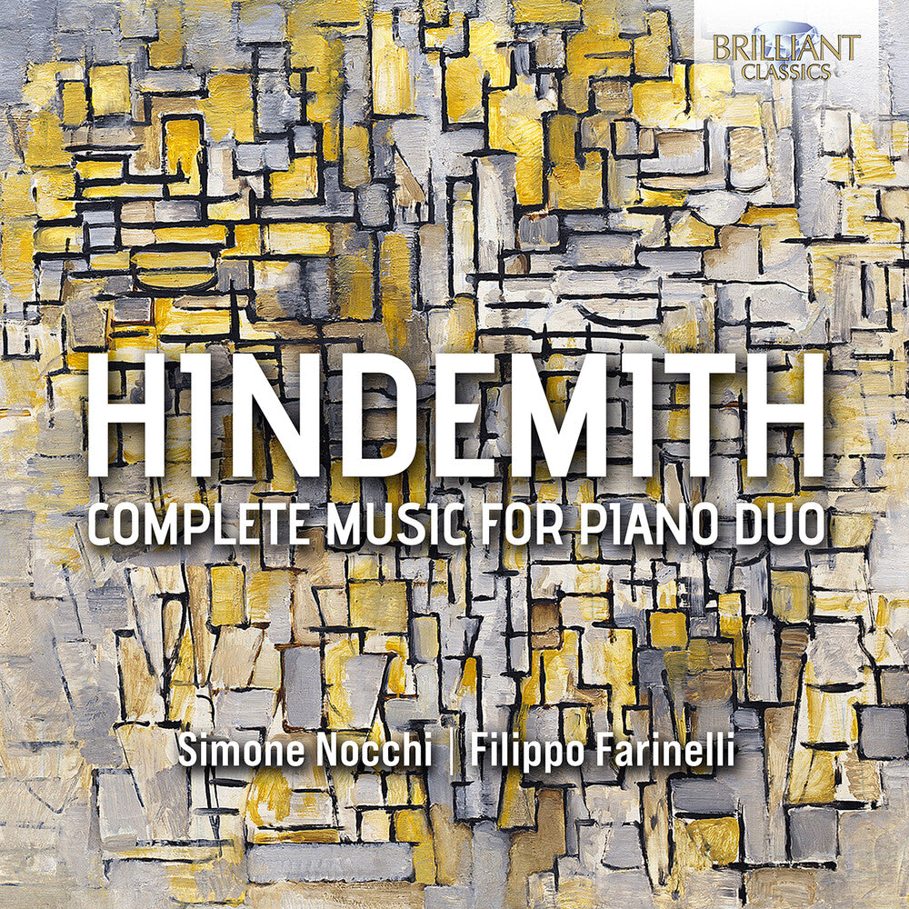 the album cover for Hindemith / Nocchi / Farinelli - Complete Music For Piano Duo