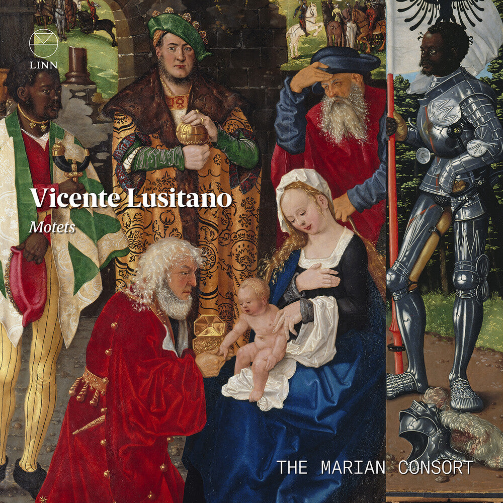 the album cover for Lusitano / Marian Consort - Motets