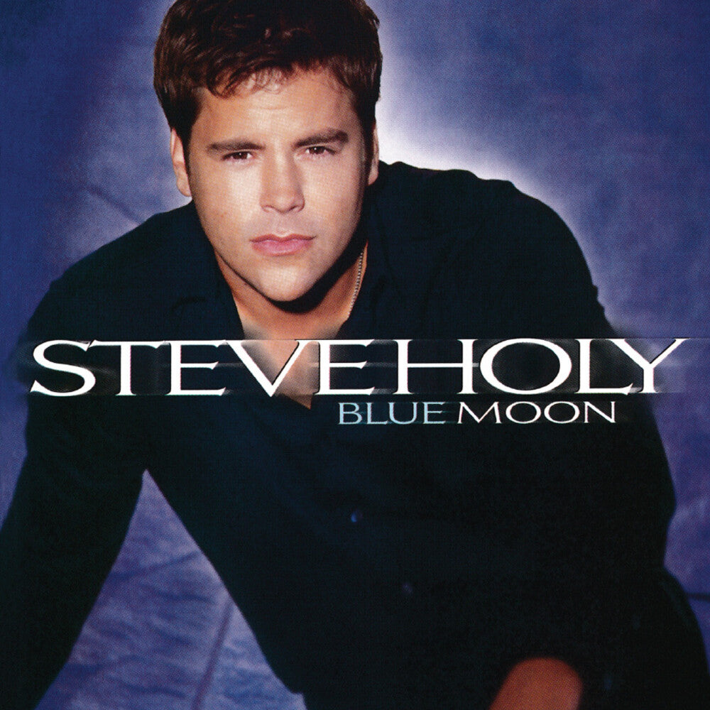 the album cover for Steve Holy - Blue Moon