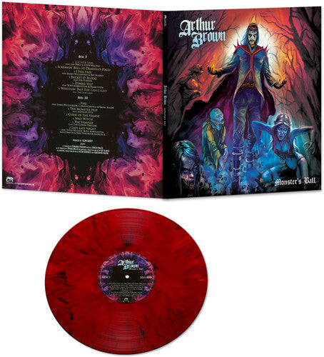 Arthur Brown - Monster's Ball - Red Marble Vinyl Record