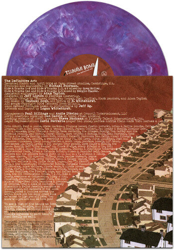 Tsunami Bomb - The Definitive Act - Purple Marble Vinyl Record