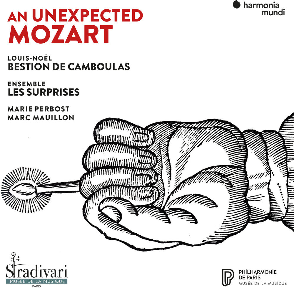 the album cover for Louis-Noel Bestion De Camboulas - Unexpected Mozart