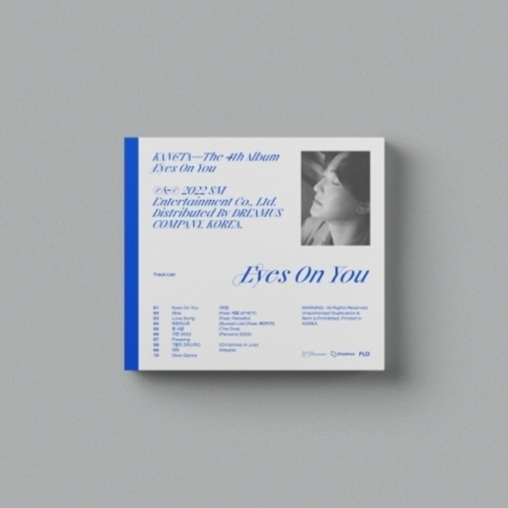 the album cover for Kangta - Eyes On You - Digipak Version