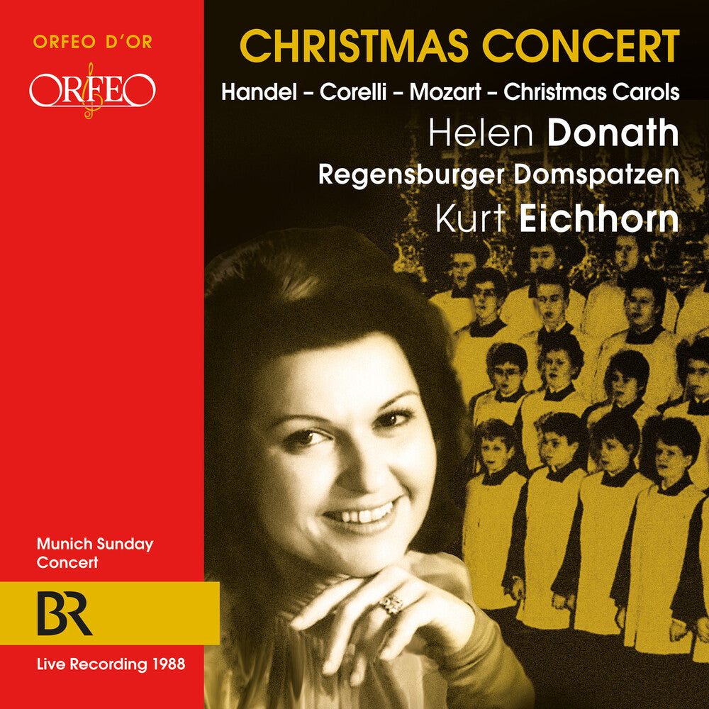the album cover for J Bach .S. / Donath / Munich Radio Orchestra - Christmas Concert