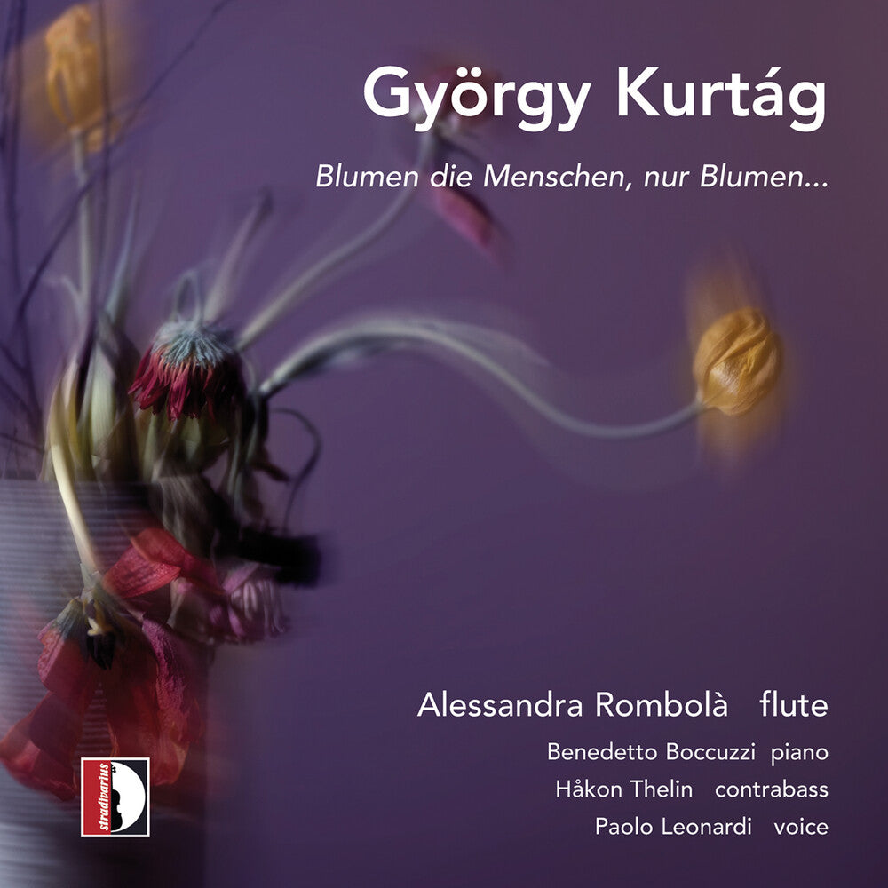 the album cover for Kurtag / Thelin / Rombola - Blumen Die Menschen