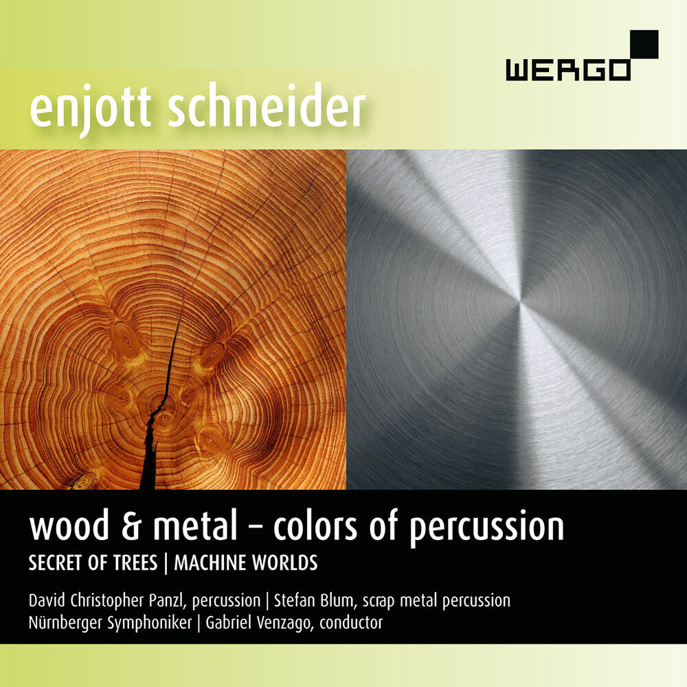 the album cover for Schneider / Panzl / Nurnberger Symphoniker - Wood & Metal