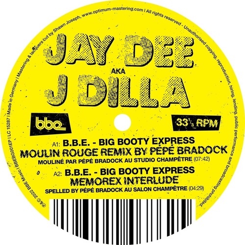 J Dilla - B.b.e. Vinyl Record