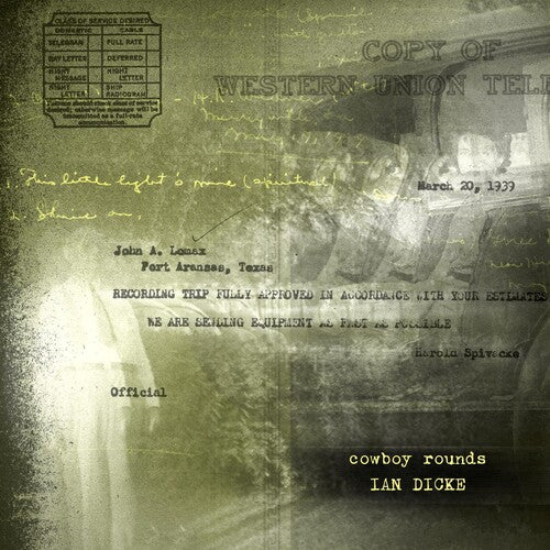 Dicke,ian - Cowboy Rounds - Music CD