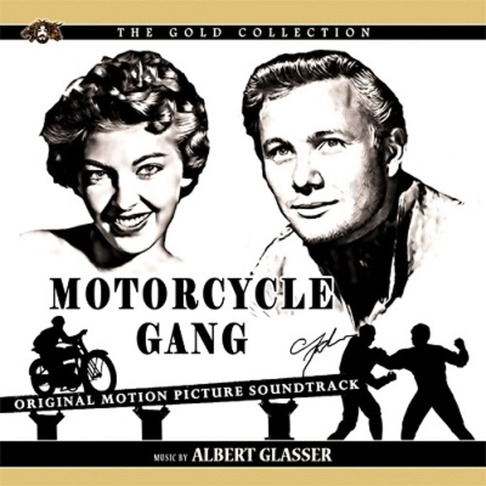 the album cover for Albert Glasser (Ita) - Motorcycle Gang / O.S.T. (Ita)