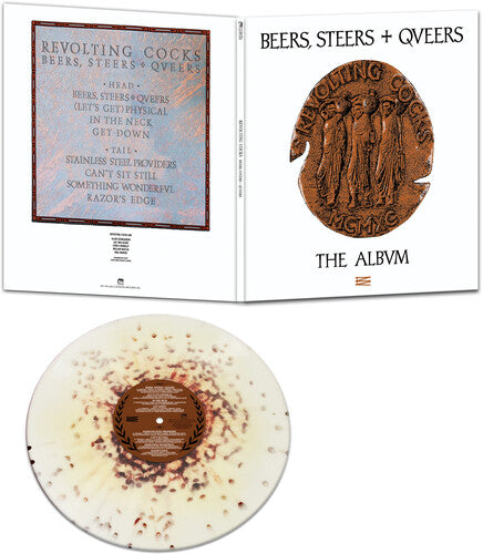 Revolting Cocks - Beers, Steers & Queers - Bronze/white Splatter Vinyl Record