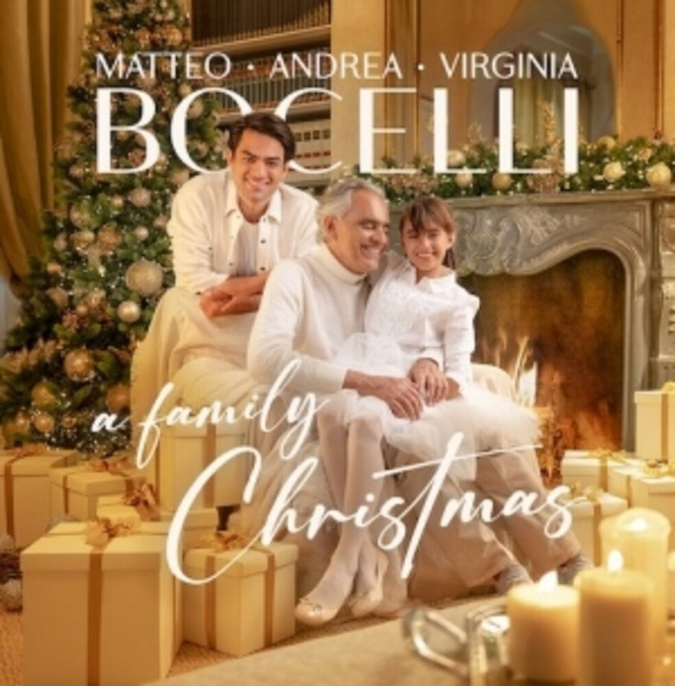 the album cover for Andrea Bocelli - A Family Christmas - SHM-CD