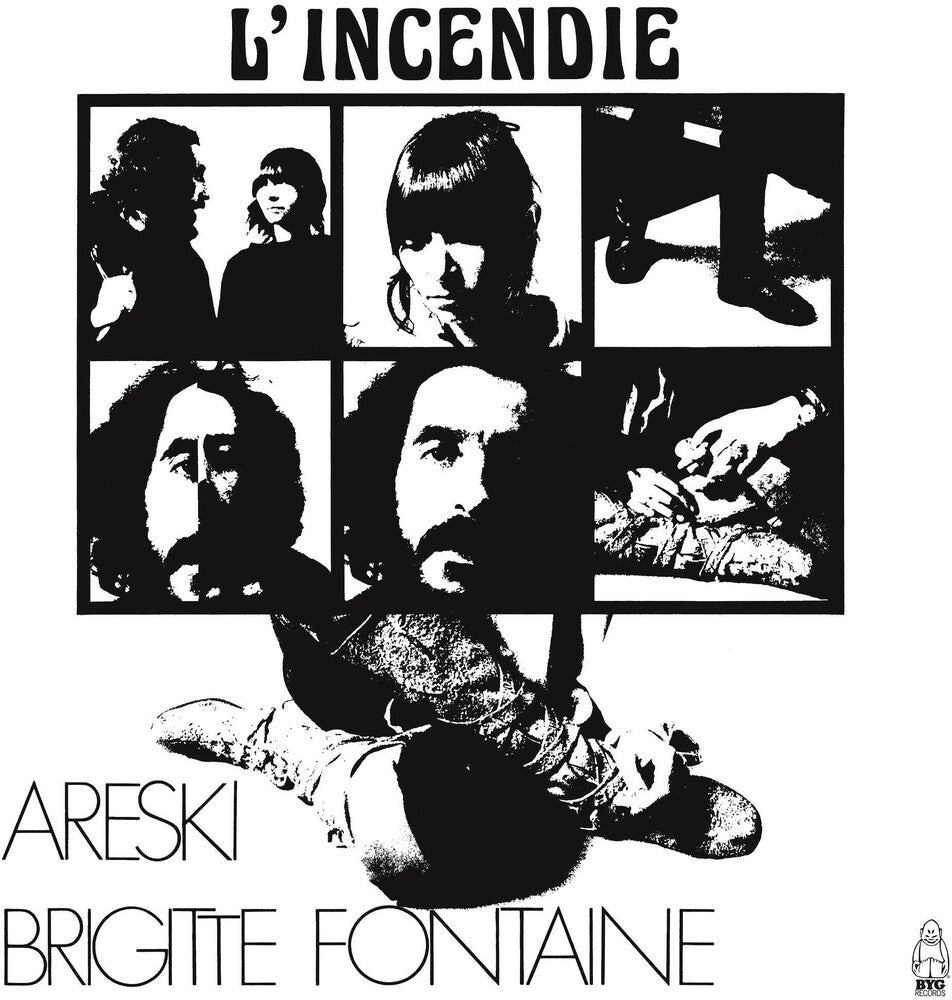 the album cover for Areski Belkacem - L'incendie