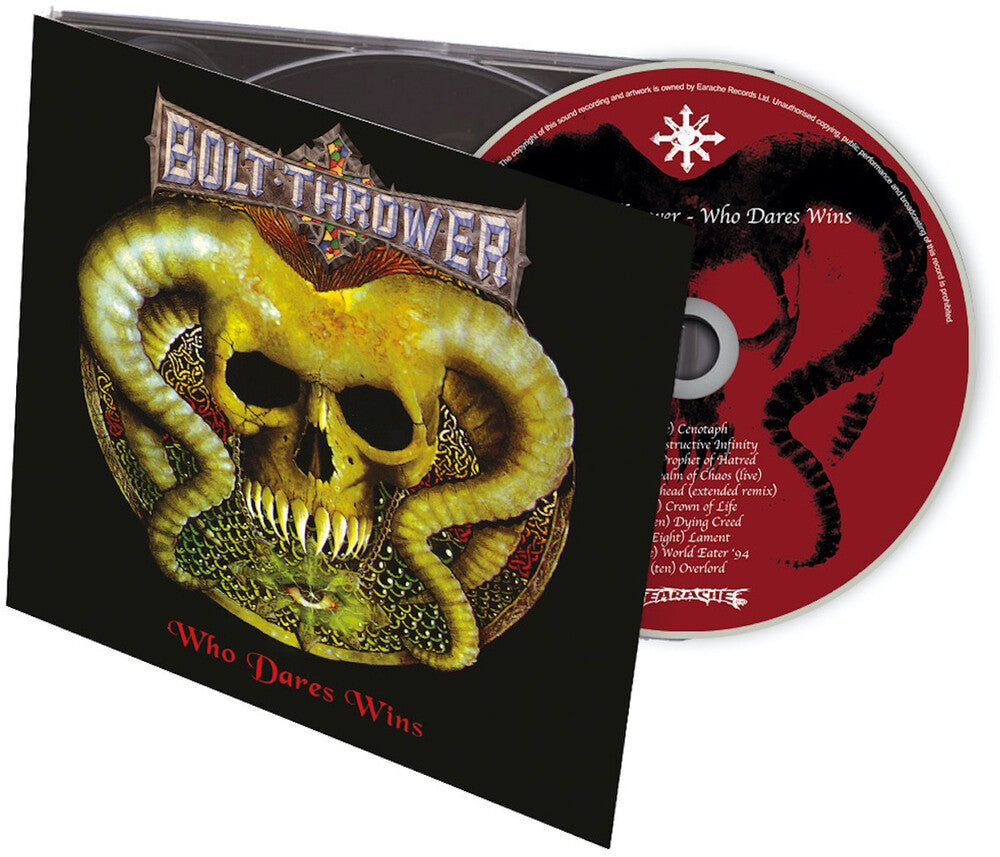 the album cover for Bolt Thrower - Who Dares Wins