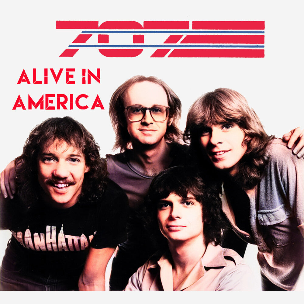 the album cover for 707 - Alive In America
