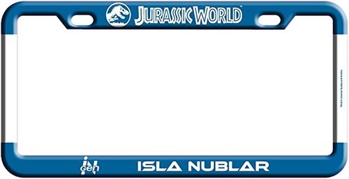 Jurassic World - Isla Nublar License Plate Frame - Jurassic World - Isla Nublar License Plate Frame - Novelties