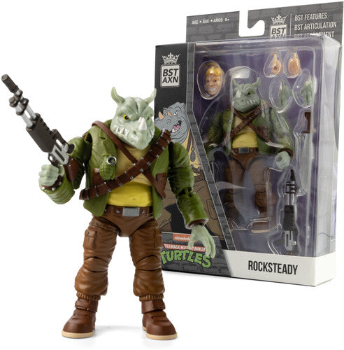 Loyal Subjects - Bst Axn Tmnt W3 Rocksteady 5in Af (net) - Collectibles