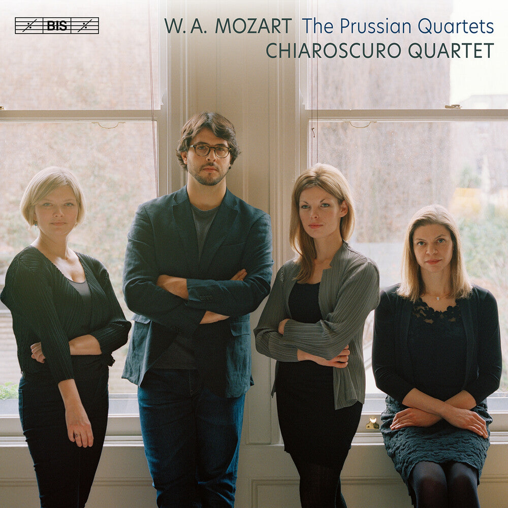 the album cover for Mozart / Chiaroscuro Quartet - Prussian Quartets (Hybr)