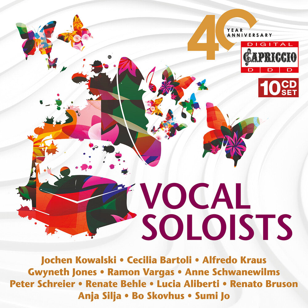 the album cover for Bellini / Berlioz / Boito / Kowalski - 40th Anniversary - Vocal Soloists