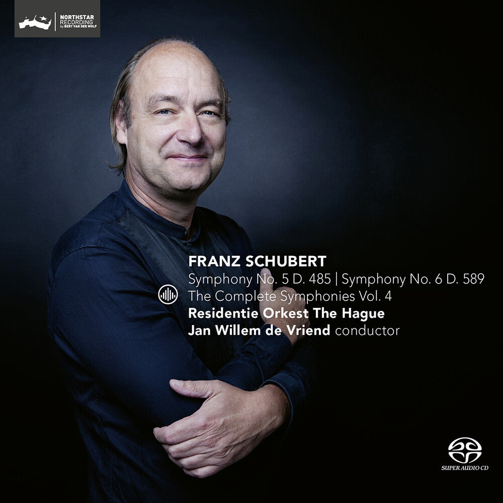 the album cover for Schubert / Residentie Orkest The Hague - Complete Symphonies Vol. 4 - Symphony No. 5 D. 485