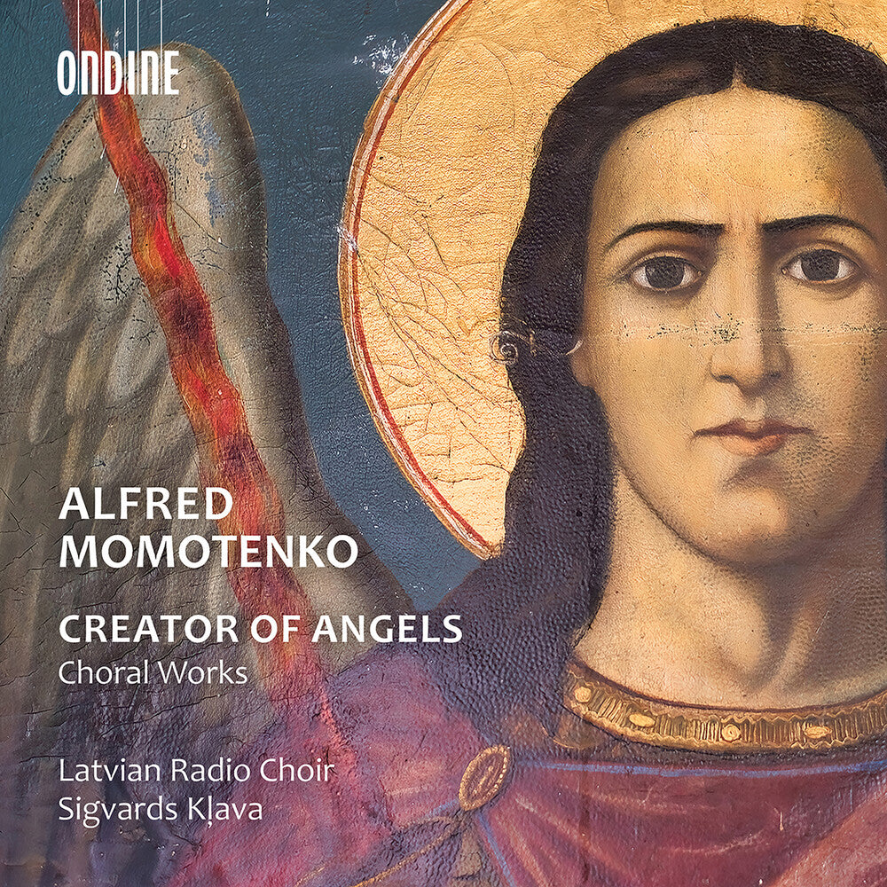 the album cover for Momotenko / Latvian Radio Choir - Creator of Angels (Choral Works)
