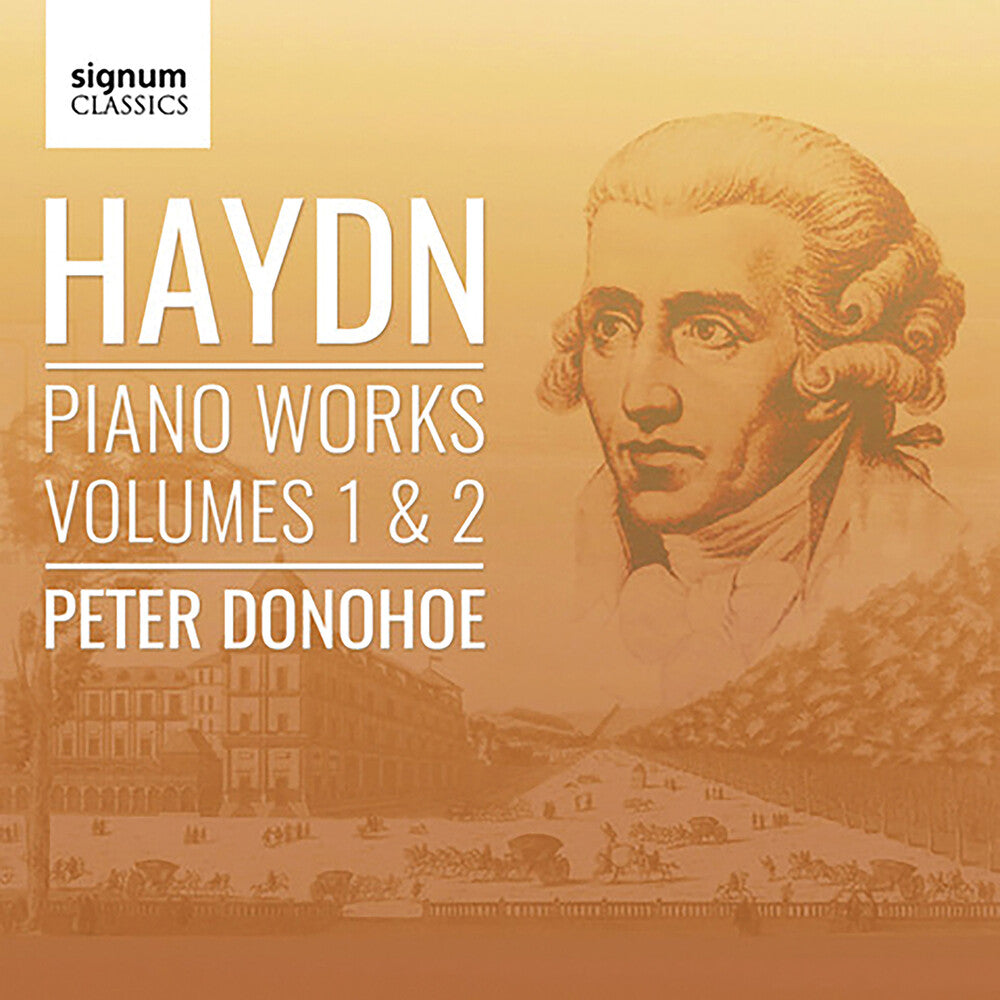 the album cover for Haydn / Donohoe - Piano Works, Vol. 1 & 2