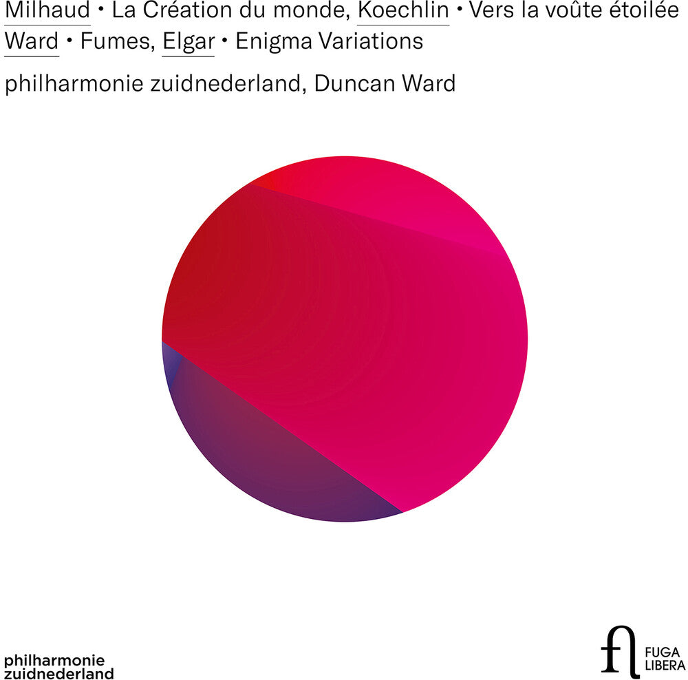 the album cover for Elgar / Koechlin / Milhaud - Enigma Variations