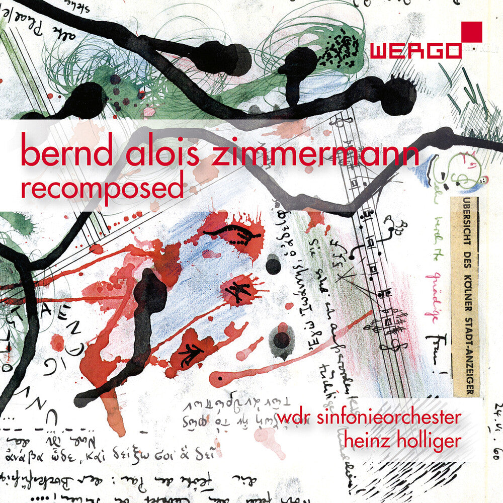 the album cover for Zimmermann / Busoni / Casella - Recomposed