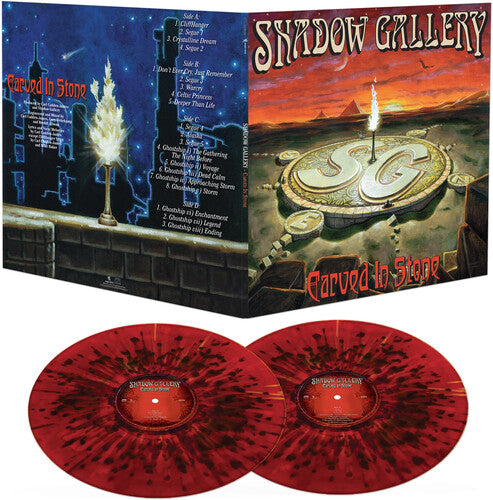 Shadow Gallery - Carved In Stone - Red/black Splatter Vinyl Record