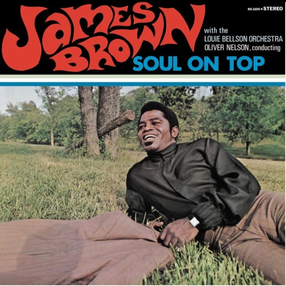 the album cover for James Brown - Soul On Top (Verve By Request Series)