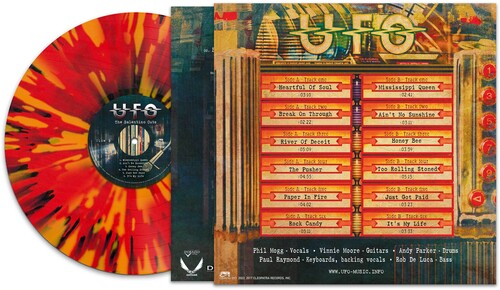 UFO - The Salentino Cuts - Yellow/red Splatter Vinyl Record