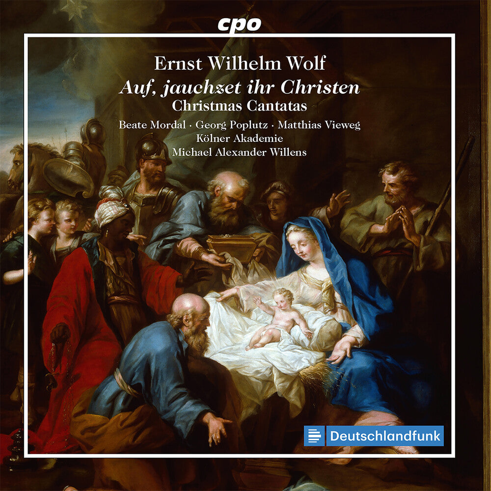 the album cover for Wolf / Mordal / Poplutz - Four Christmas Cantatas