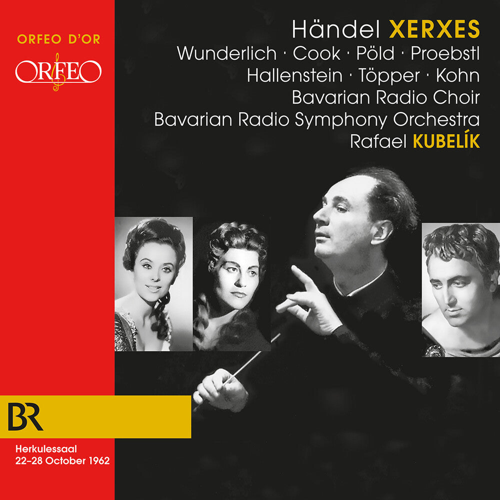 the album cover for Handel / Wunderlich / Cook / Pold - Xerxes