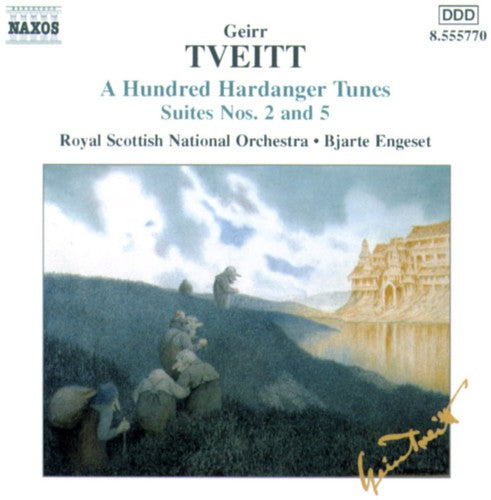 the album cover for G. TVEITT - 100 Hardanger Tunes Op 151 / Suites 2 & 5