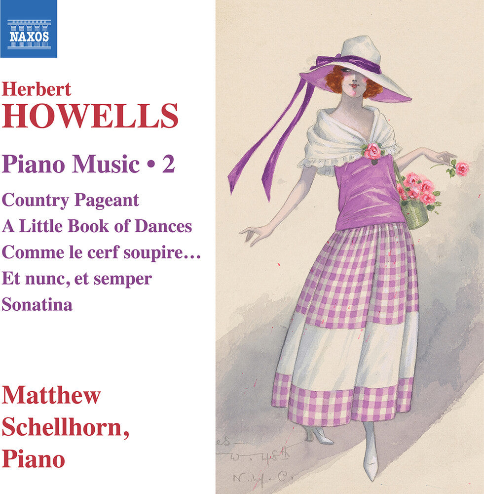 the album cover for Howells / Schellhorn - V2: Piano Music