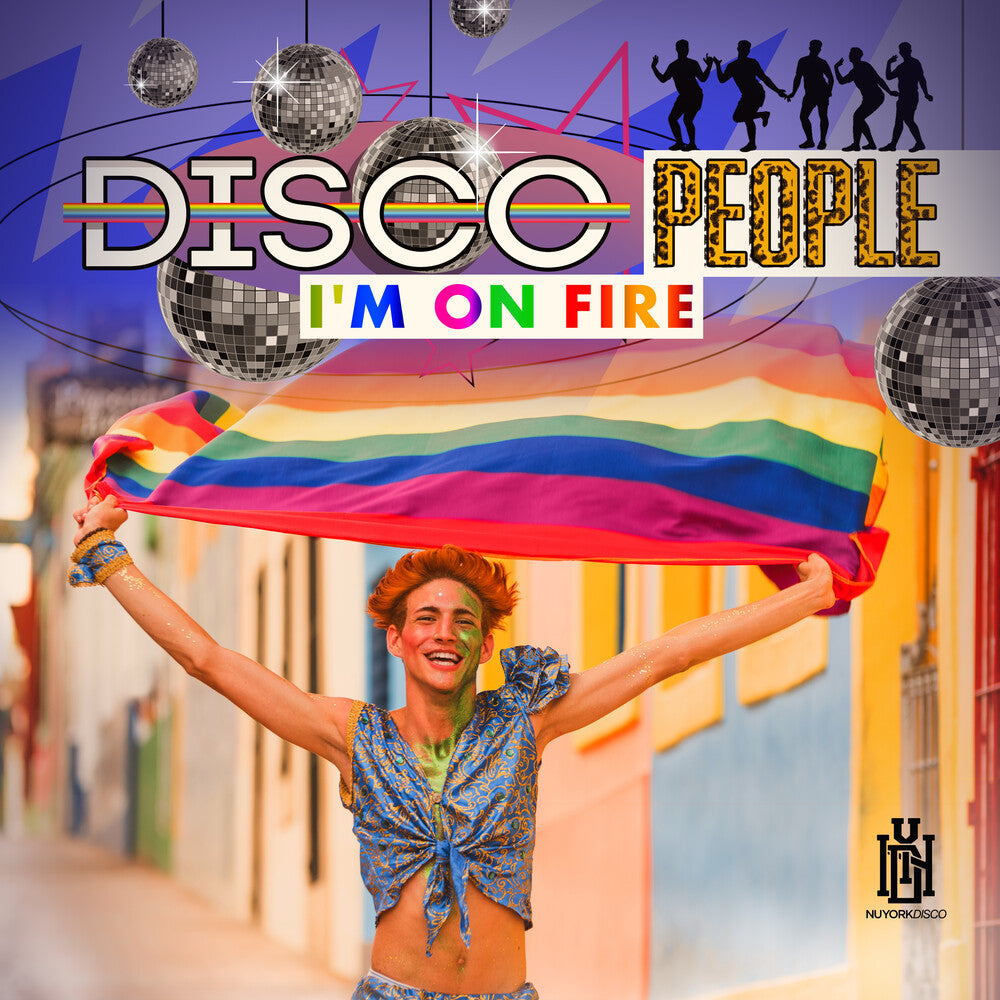 the album cover for Disco People - I'm On Fire (Mod)
