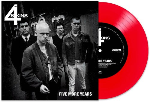 The 4-Skins - Five More Years - RED Vinyl Record