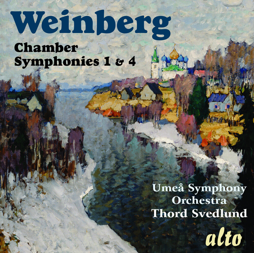 the album cover for Umea Symphony Orchestra - Weinberg Chamber Symphonies 1 & 4