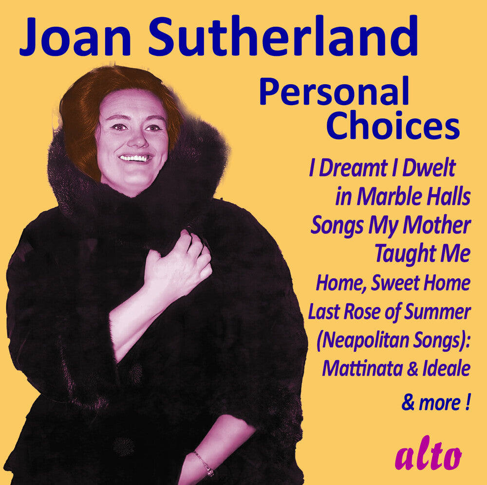 the album cover for Joan Sutherland - Joan Sutherland-Personal Choice