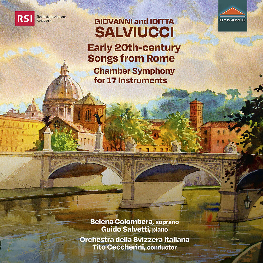 the album cover for Salviucci / Colombera / Salvetti - Early 20th-Century Songs