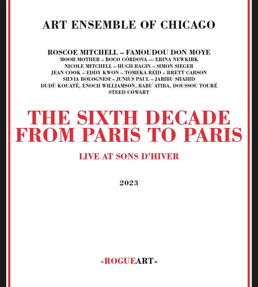 the album cover for The Art Ensemble of Chicago - The Sixth Decade: From Paris To Paris