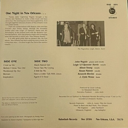 John Magnie - Now Appearing Vinyl Record