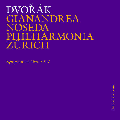 Dvorak / Philharmonia Zurich - Symphonies Nos. 8 & 7 - Music CD
